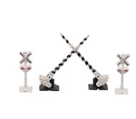 Bachmann 42200 Ho Scale (12PC) Crossing Signals & Gates. Fixed Price $13.23.