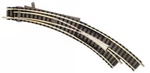 Fleischmann 9169 Scale Right Manual Curved Switch With Ballast. Fixed Price $45.86.