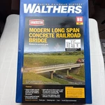 Walthers Cornerstone 933-4592 Ho Modern Long-span Concrete Railroad Bridge Kit. Fixed Price $45.00.