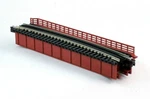 Kato Scale New Unitrack Single Curved Plate Girder Bridge Red 20-470. Fixed Price $18.06.