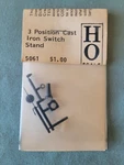 Grandt Line Products Inc. - 3 Position Cast Iron Switch Stand #5061. Fixed Price $12.99.