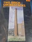 Ho Walthers 933-3728 Two Brick Smokestacks. Fixed Price $16.99.