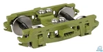 Walthers 920-2211 Pennsylvania 2D-P5 Express Car Trucks Green Sideframes (2) Ho. Fixed Price $14.98.