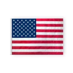 Embroidered Usa Golf Flags 14" X 20", 400 Denier Nylon, Tubed Or Grommets. Fixed Price $28.98.