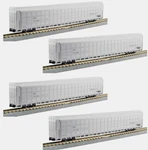 Kato 1065510 Scale Canadian Pacific Cp Aluminum Autorack 4 Car Set 106-5510. Fixed Price $97.35.