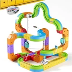Upgrade Electric Train Set, 3D Infinity With Flexible Tracks For Kids. Fixed Price $114.98.