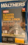 Walthers Ho Scale Elevated Crossing Tower (set Of 2) Nib. Fixed Price $18.00.