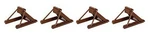 Walthers Track 948-83109 Ho Bumper PKG(4) Rust Brown. Fixed Price $11.07.
