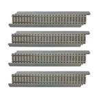 Walthers 931-1351 Power-loc Track (tm) 9" 22.9CM Straight Section (4) Ho Scale. Fixed Price $15.49.
