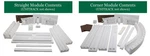 Kato K28886 Subterrain Lightweight Layout System T-traktm Corner Kit. Fixed Price $42.16.