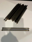 Ho Scale 25 Pcs Brass 9" Straight Track ( Mfg. Feller Garnet Italy ). Fixed Price $24.87.