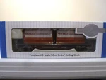 Pennsylvania Prr 469524 Flat Car W/ Load Bachmann Silver 18906 Ho Scale. Fixed Price $22.00.