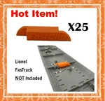 25 Pc Train For Lionel Gauge Fastrack Clips". Fixed Price $18.99.
