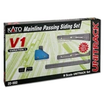 Kato 20-860 Scale Unitrack V1 Mainline Passing Siding Set. Fixed Price $79.99.