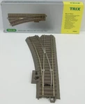 Trix 62611 Ho Track 7-13/32" 24.3 Left Hand Switch Turnout. Fixed Price $33.10.