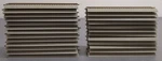 American Flyer 6-49852 Scale 10" Fastrack Standard Straight (25) Ex. Fixed Price $72.99.