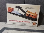 Ho Bachmann #1438 Crane Car 15449 & Boom Tender 17623 Of W Set Amtrak Lnib. Fixed Price $32.00.