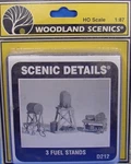 Woodland Scenics D212 Ho Details Assorted Fuel Stands Kit (pack Of 3). Fixed Price $14.99.