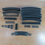 Lot Of 80+ Ho Scale Train Track Atlas Life-like Backmann Rerailer. Fixed Price $34.95.