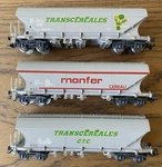 Marklin H0 46321 Transc Ales Monfer Grain Hopper Cars Excellent Rare. Fixed Price $125.00.