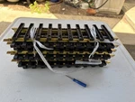 Usa Trains R81000 12" Brass Straight Track, Bxs, 24 Pcs. Fixed Price $145.00.