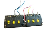 2 Atlas Electrical Track Power Connector With Three On/off Switches (ho/n Scale). Fixed Price $30.00.