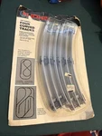 Lionel Four Curved Tracks Nib 027 Gauge Railroad Train 1986 Unopened 6-5012. Fixed Price $12.00.