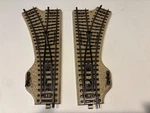 Marklin 3601 Wl & Wr Turnout Switches - Ho Track. Fixed Price $20.00.
