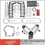 Timing Chain Kit Head Gasket Bolt Set Fits For 2002-2004 Dodge Ram 1500 Slt 4.7L. Fixed Price $188.09.