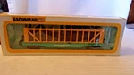 Ho Scale Bachmann 50' Pulpwood Car With Load, Penn Central, Aqua, #17326 Bnos. Fixed Price $24.00.