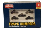 Scale Walthers Cornerstone 933-2605 Dark Gray Track Bumpers Built Ups (5) Pkg. Fixed Price $16.13.