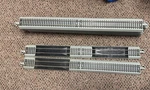Bachmann Ho Scale Ez Track Lot Of 10 Gray Roadbed Clean (PAP006168). Fixed Price $79.99.