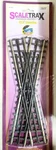 Mth 45-1015 Scaletrax 22.5 Degree Crossing Crossover/ Brand New. Fixed Price $12.99.