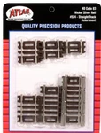 Atlas Ho Scale New 2025 Code 83 Assortment Straight Track 12 Pcs 524. Fixed Price $7.58.