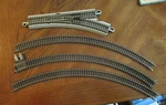 Vintage Train Track Curved Pieces- Lionel/bachman 0-GUAGE Lot Of 4. Fixed Price $15.00.