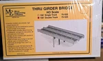 Ho Micro- Engineering #75-523 100' Double Track Thru Girder Bridge Nib. Fixed Price $54.00.
