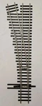 Shinohara Ho Code 100 Left Hand #4 Turnout, Nickel Silver - Ln. Fixed Price $14.48.