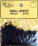 Micro Engineering 30-106 Spikes Small Pt 1/4" 1,000 Pieces. Fixed Price $18.11.
