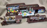 Hawthorne Village M&m's Holiday Express Train Set ( No Track). Fixed Price $179.99.