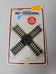 Life Like 90 Degree Crossing Ho Scale Track Black Rail Train #8620. Fixed Price $7.99.