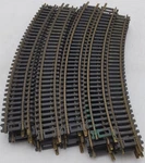 Ahm 25606 Ho 18" Radius 30 Degree Per Section Brass Curved Track (29). Fixed Price $22.39.
