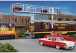 Walthers Scenemaster Ho Scale Modern Cantilever Grade Crossing Signal 2-LANE. Fixed Price $42.99.