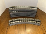 Mth Realtrax 12" Curved Track 7 Sections 0-31". Fixed Price $25.00.