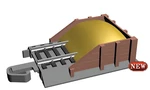 Bachmann 44599 Ho Scale E-z Track With Sand Bumpers 2 Pack. Fixed Price $19.99.