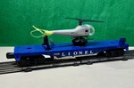 Lionel Post War 3419 Navy Helicopter Launching Car Gauge Pre Owned. Fixed Price $45.00.