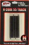 Atlas 2004 Code 55 Track W/nickel Rail & Brown Ties Straight. Fixed Price $7.99.