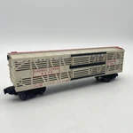 Vintage Lionel Scale 1:48 6376 Circus Stock Freight Car Three Rail White. Fixed Price $18.99.