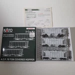 Kato Scale Seaboard Covered Hopper Car Kit Assembled 38-0111. Fixed Price $40.00.