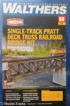 Walthers Ho #933-4520 Single-track Pratt Deck Truss Railroad Bridge 109' (kit). Fixed Price $42.55.