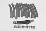 Life Like Power-loc Ho Train Track Lot 11 Curve Terminal Straight. Fixed Price $14.99.